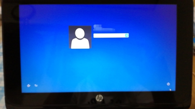 Windows8のログイン画面