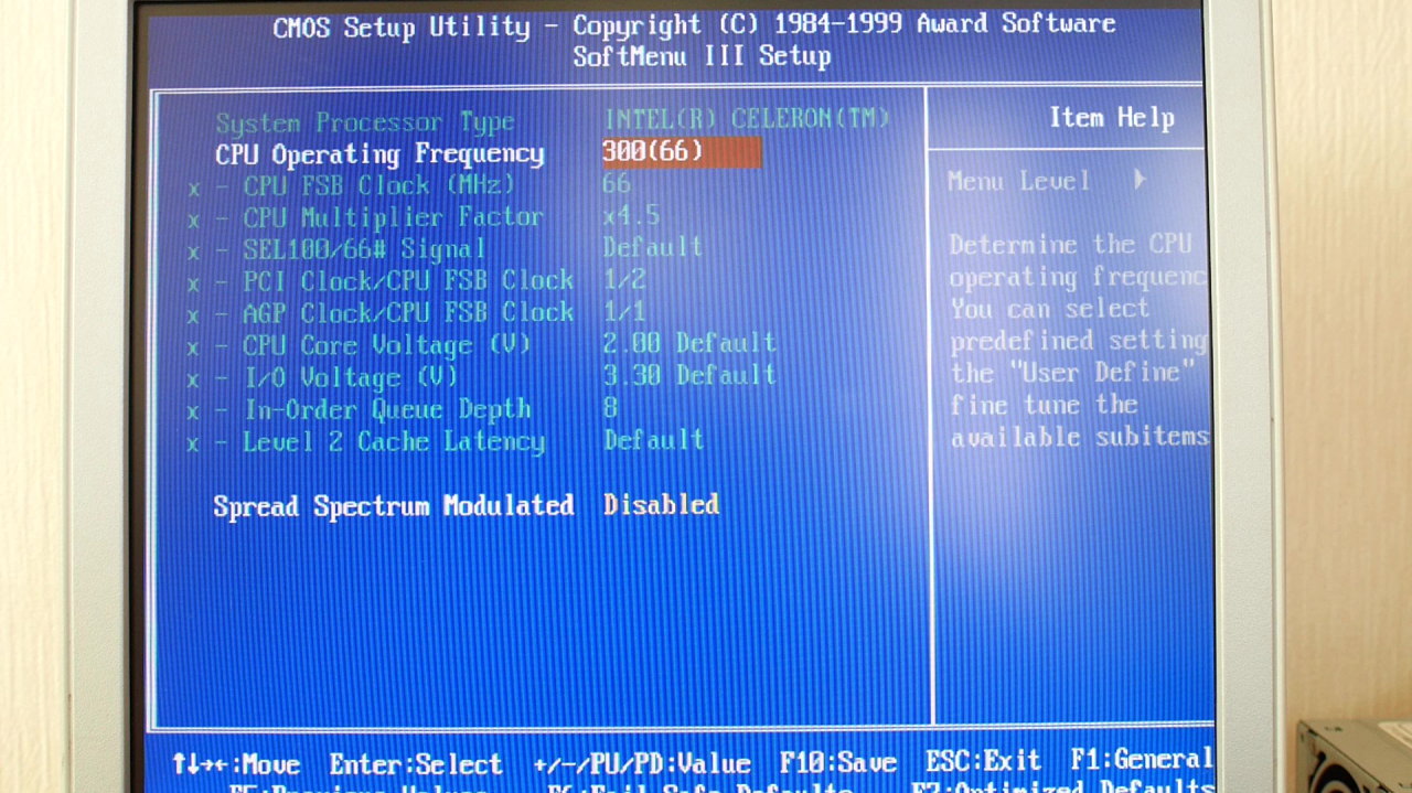 ABIT-BF6のSoftMenuⅢ